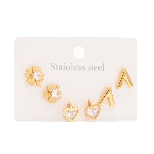 [51833] SET AROS X3 PASANTE ACERO QUIRUGICO