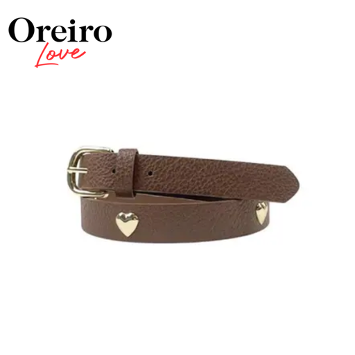 [51926] CINTO CON CHAPA CORAZON OREIRO LOVE