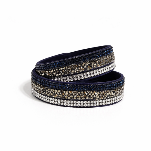 [52196] PULSERA LARGA CON STRASS