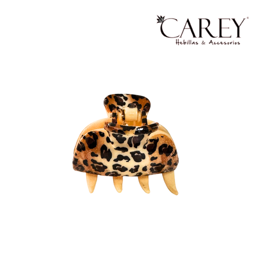 [52306] PINZA 4 DIENTES BOMBE ANIMAL PRINT