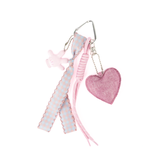 [52322] LLAVERO CHARM CORAZON Y DIJES