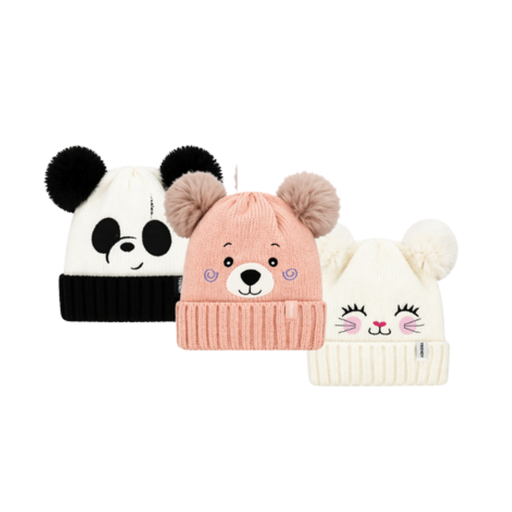 [52380] GORRO INFANTIL KAWAII POMPON TRENDY