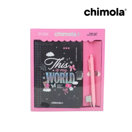 [52417] DIARIO INTIMO SECRET DREAM PINK CHIMOLA