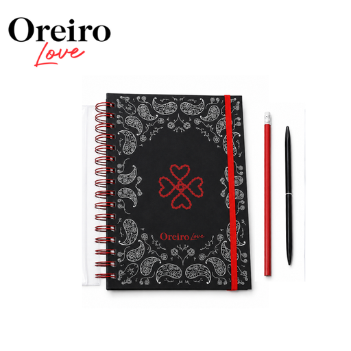 [52549] SET CUADERNO A5 + BIROME OREIRO LOVE