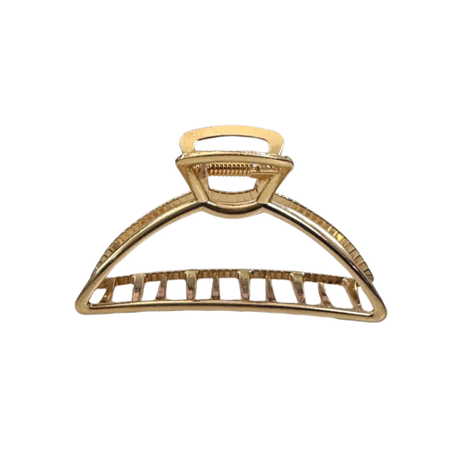 PINZA BROCHE METALIZADA LISA