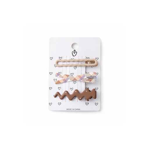 [52630] SET HEBILLAS X3 ESTAMPA Y FORMAS