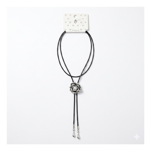 [52641] COLLAR CORBATERO REGULABLE FLOR