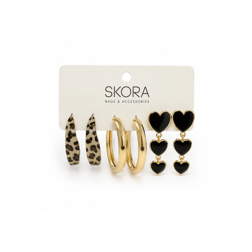 SET AROS X3 ANIMAL PRINT SKORA