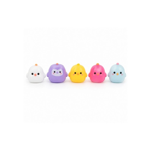 [52834] SQUISHYS POLLITOS HUELLITA SET X5 CON SPRINKLES