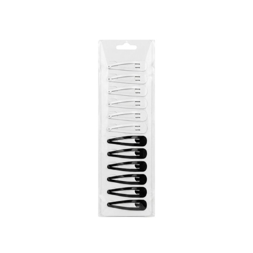 [52894] TIC TAC 5CM X6 PARES BLANCOS Y NEGROS