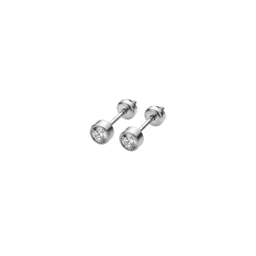 [52902] AROS ABRIDORES STRAS BLANCO PLATEADO