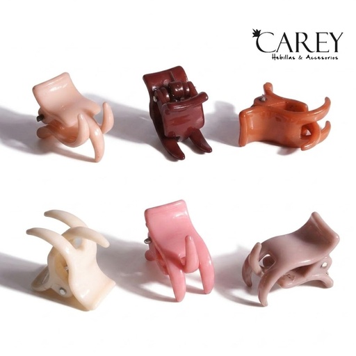 [52984] SETS BROCHES MINI CUADRADA X 4 UNIDADES CAREY
