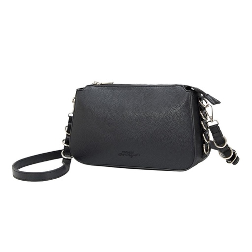 [53392] BOLSO BANDOLERA CON DETALLE DE AROS TRENDY