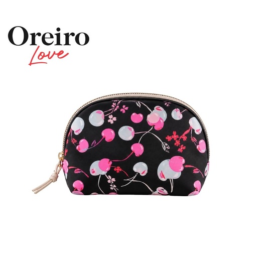 [53420] PORTACOSMÉTICO NECESER CHERRIES Y FLORES OREIRO LOVE