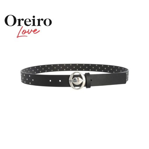 [53496] CINTO CON TACHAS Y HEBILLA OREIRO LOVE