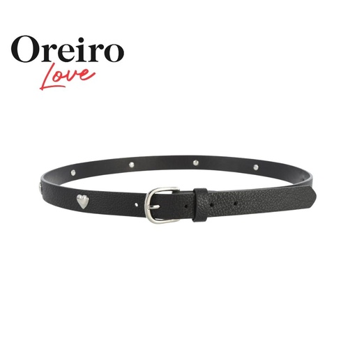 [53503] CINTO CON TACHAS CORAZÓN OREIRO LOVE