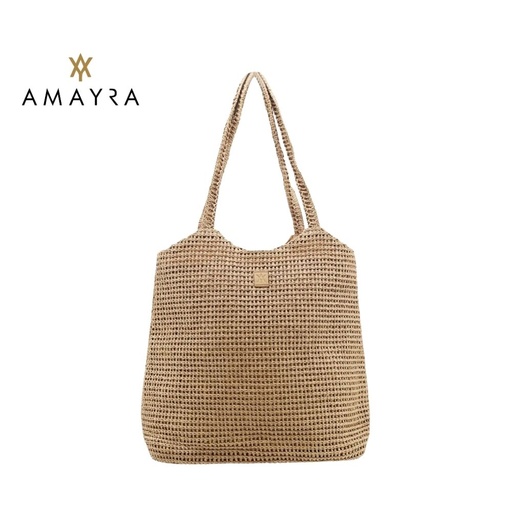 BOLSO PLAYERO CON APLIQUE AMAYRA